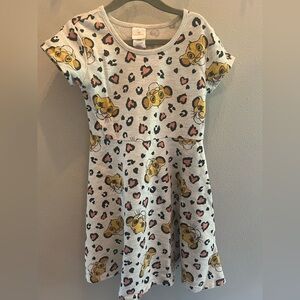 Disney Lion King Simba Dress - Girls Size 6 - Perfect for Animal Kingdom